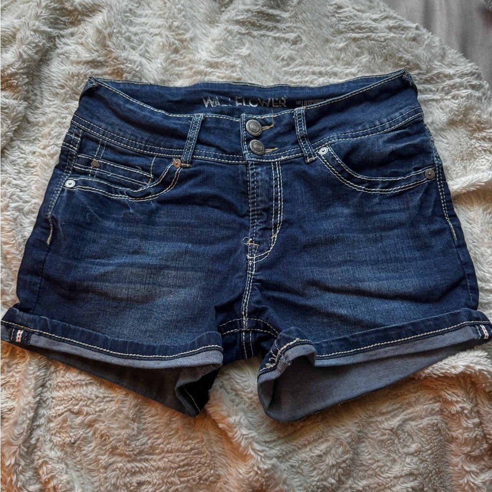 Wallflower Denim Shorts